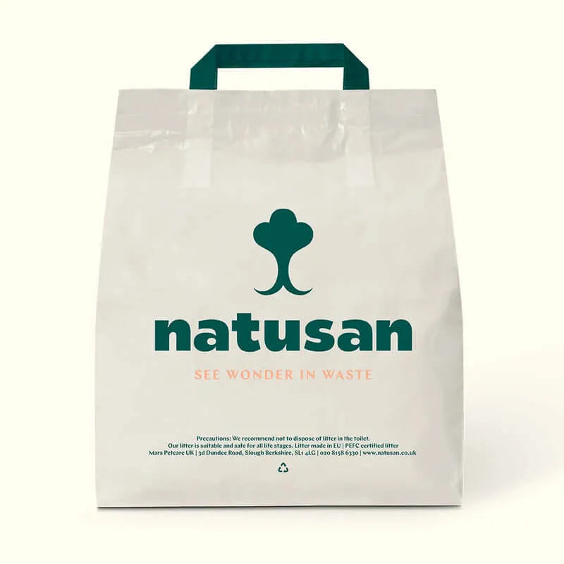 Natusan Sustainable Clumping Cat Litter 10L