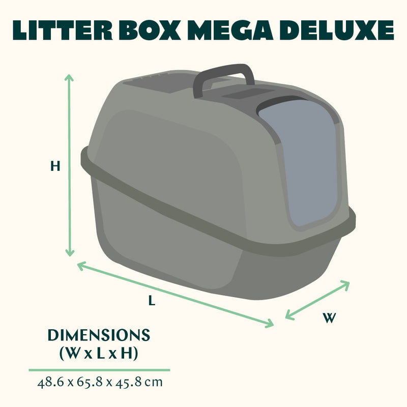 Mega Deluxe Litter Box