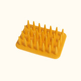 Fiboo Soft Plastic Yellow Cat Brush