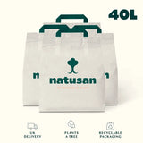 Natusan Sustainable Clumping Cat Litter 40L