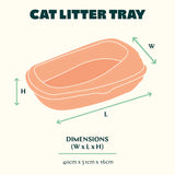 Natusan Beco Cat Litter Tray Dimensions