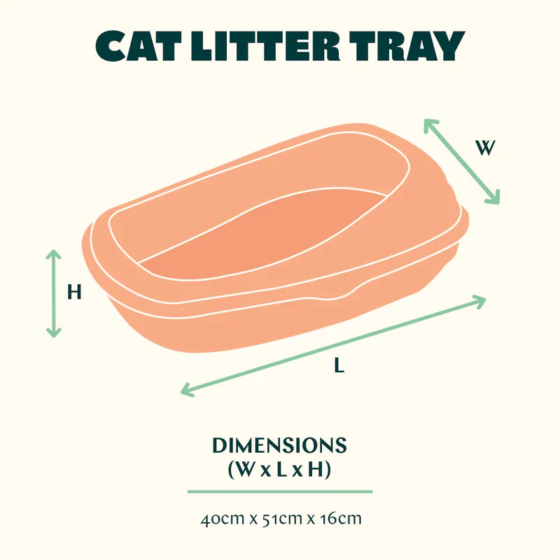 Natusan Beco Cat Litter Tray Dimensions